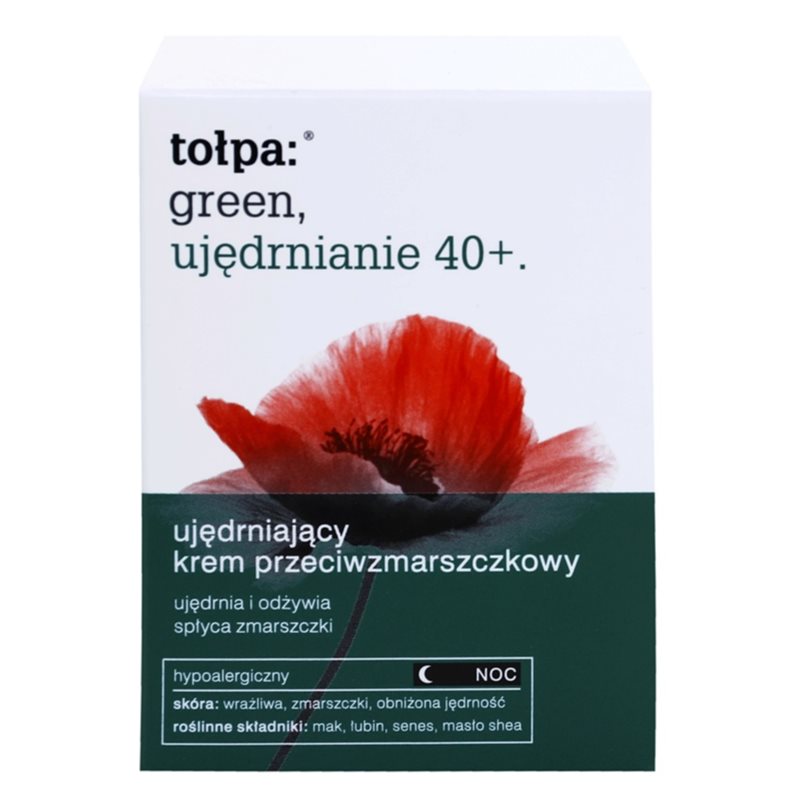 Tołpa Green Firming 40+ зміцнюючий нічний крем проти розтяжок та зморшок 50 мл