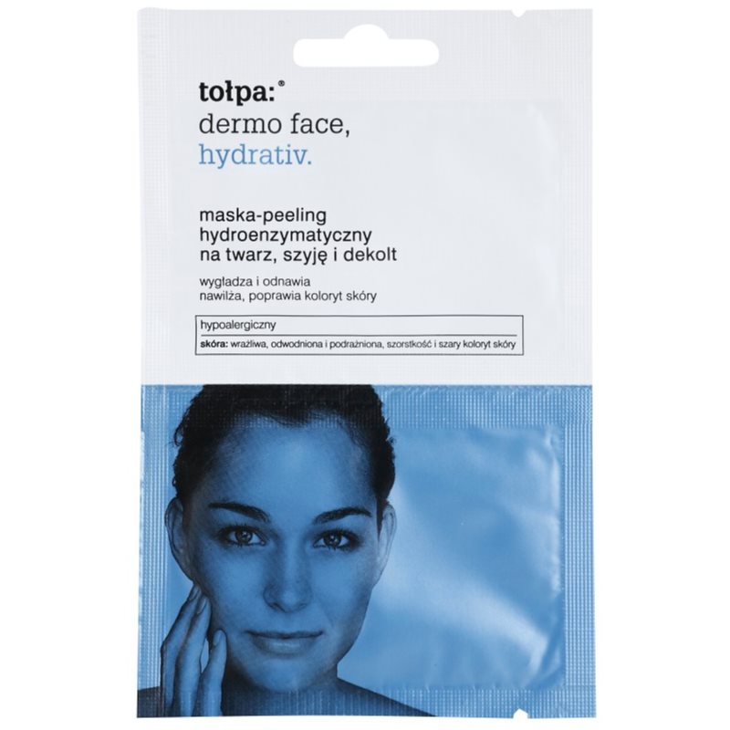 Tołpa Dermo Face Hydrativ fermentinė šveičiamoji kaukė drėkinamojo poveikio 2 x 6 ml