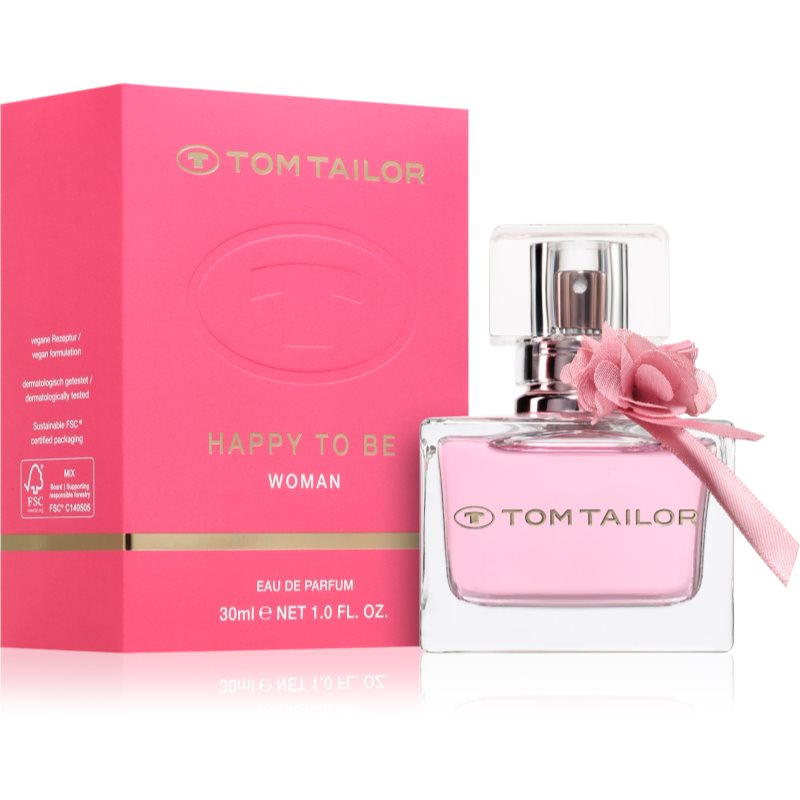 Tom Tailor Happy To Be Eau de Parfum für Damen 30 ml