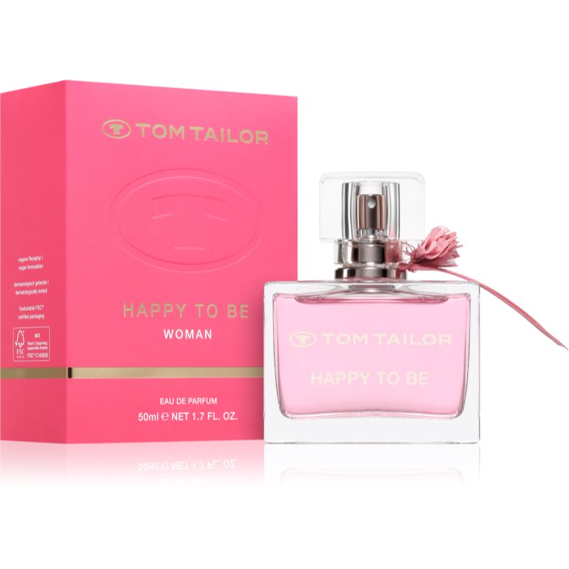 Tom Tailor Happy To Be Eau de Parfum für Damen 50 ml