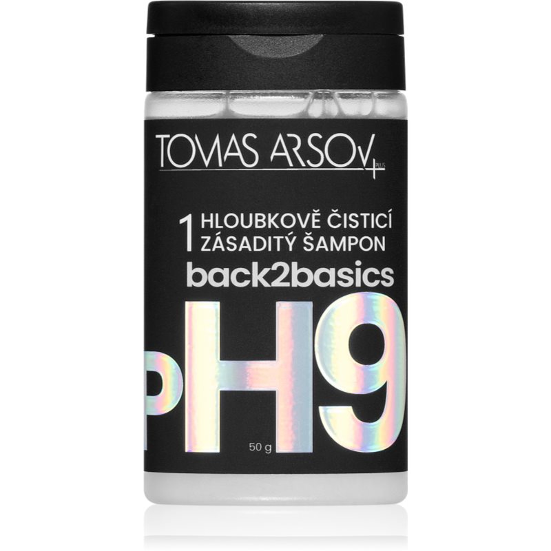 Tomas Arsov BACK2BASICS PH9 C.1 hĺbkovo čistiaci šampón pre všetky typy vlasov 50 g
