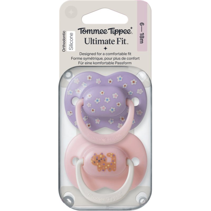 Tommee Tippee Ultimate Fit 6-18m duda 2 kos