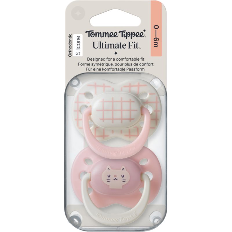 Tommee Tippee Ultimate Fit 0-6m ciuccio Girl 2 pz