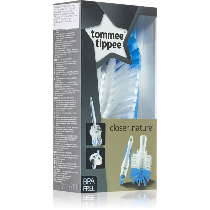 Tommee Tippee 2in1 Clean krtača za čiščenje Grey 1 kos