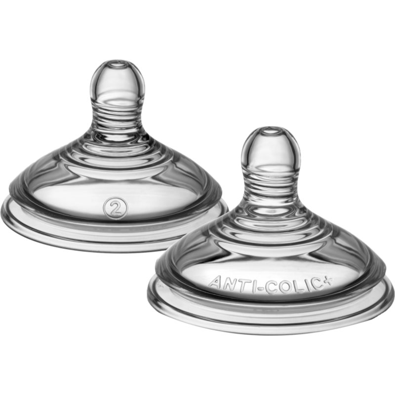 Tommee Tippee Advanced Anti-Colic cumlík na fľašu Medium Flow 3m+ 2 ks
