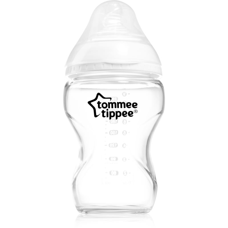 Tommee Tippee Closer To Nature Glass бебешко шише Glass 0m  250 мл.