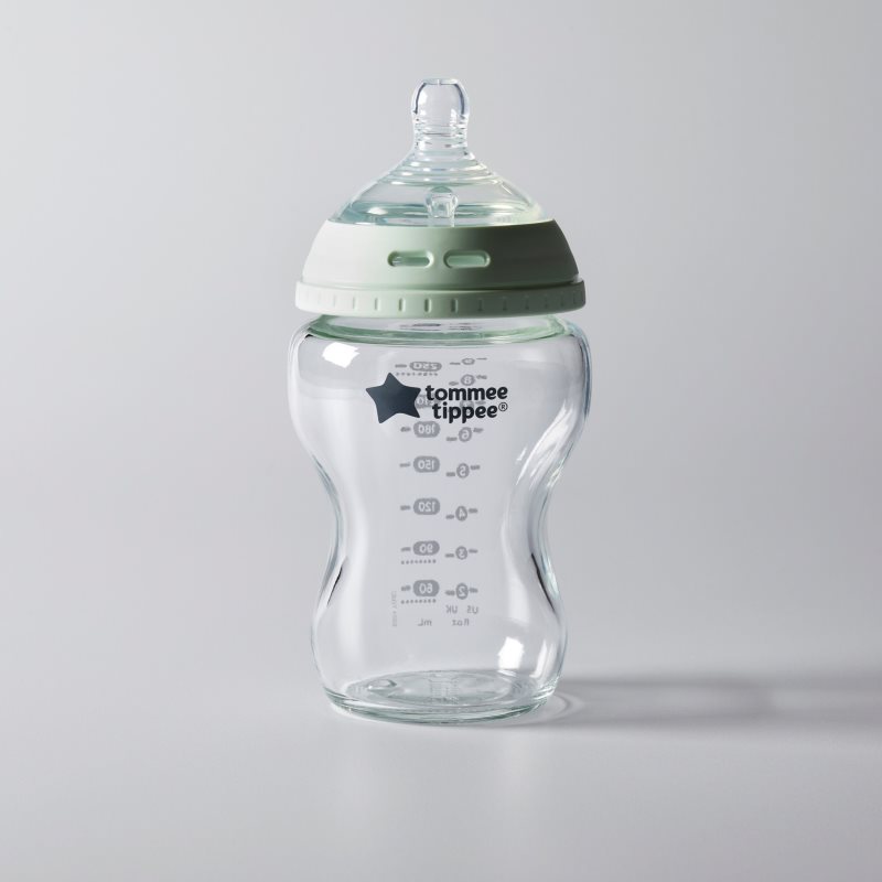 Tommee Tippee Closer To Nature Glass samosterilizační kojenecká láhev Glass 0m+ 250 ml (obrázek 9)