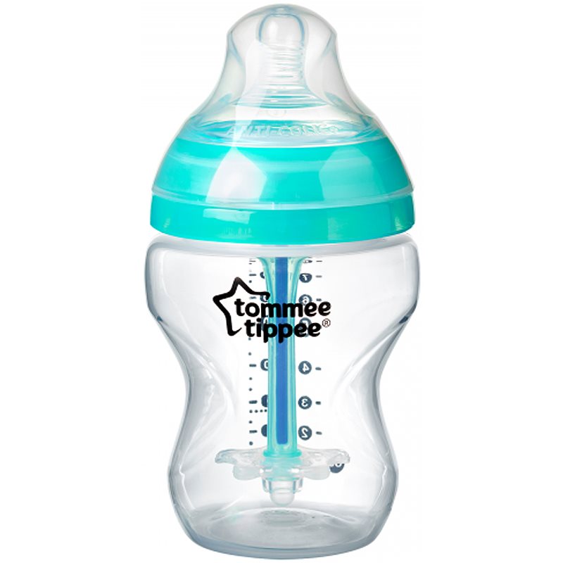 Tommee Tippee C2N Closer to Nature Advanced kūdikių buteliukas apsaugantis nuo dieglių 0m+ 260 ml