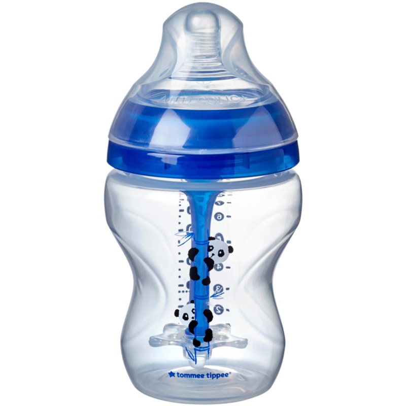 Tommee Tippee C2N Closer to Nature Anti-colic Advanced Baby Bottle kūdikių buteliukas 0m+ Boy 260 ml