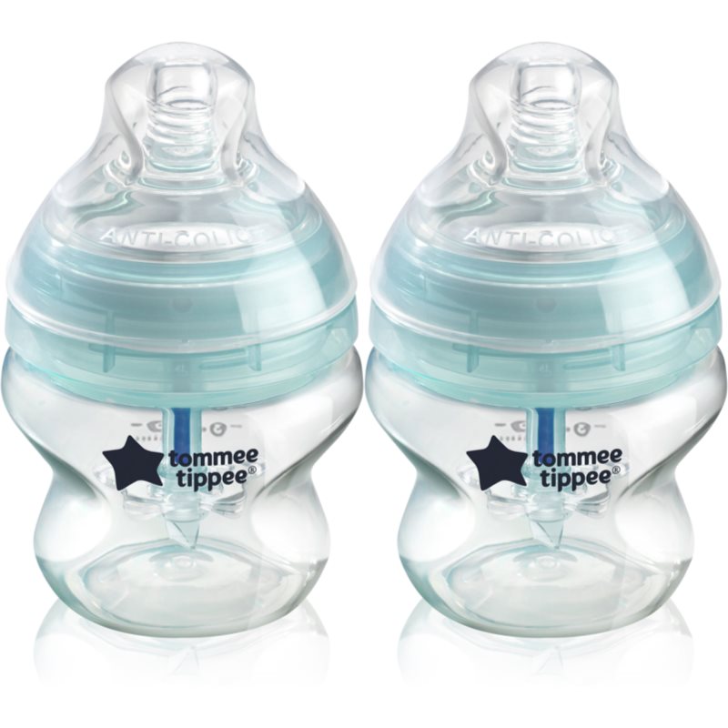 E-shop Tommee Tippee Closer To Nature Advanced Anti-colic kojenecká láhev DUO BALENÍ Slow Flow 0m+ 2x150 ml