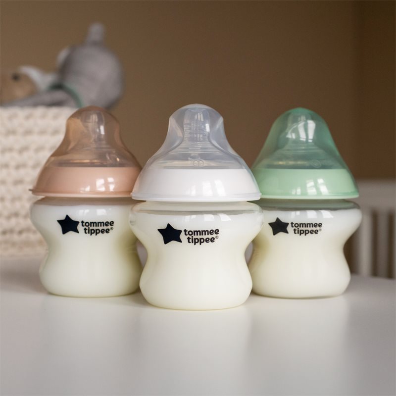 Tommee Tippee Closer To Nature Baby Bottles Set Baby Bottle 0m+ 3x150 Ml