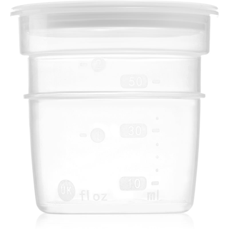 Tommee Tippee Closer To Nature Breast Milk Pots Lebensmittelbehälter mit Deckel 0m+ 4 St.