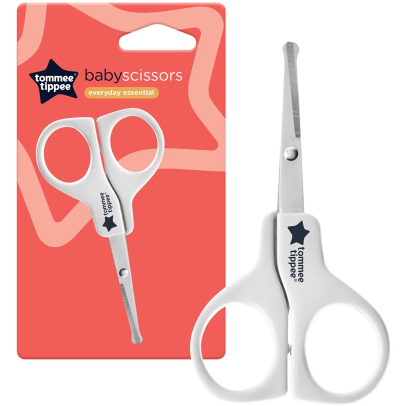 Tommee Tippee Basic Round Tip Baby Nail Scissors 0m+ 1 Pc