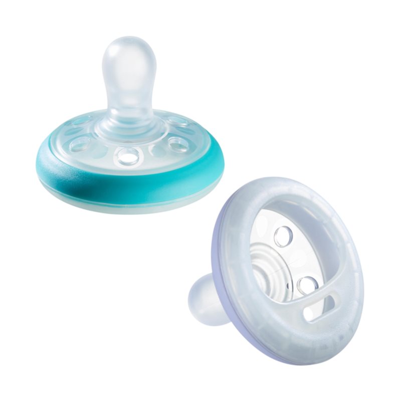 Tommee Tippee Closer To Nature Night 6-18m пустушка Natural 2 кс