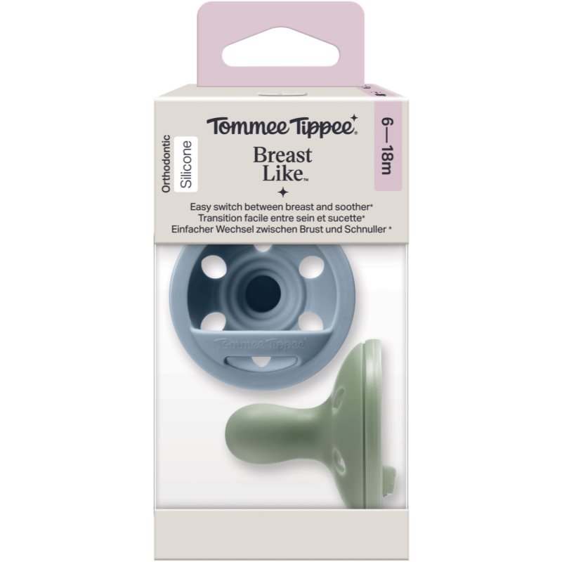Tommee Tippee Breast-like 6-18 m биберон Girl 2 бр.