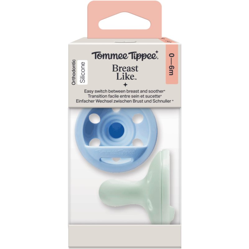 Tommee Tippee Breast-like 0-6 m duda 2 kos
