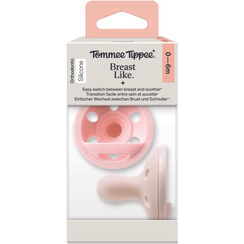 Tommee Tippee Breast-like 0-6 m биберон 2 бр.