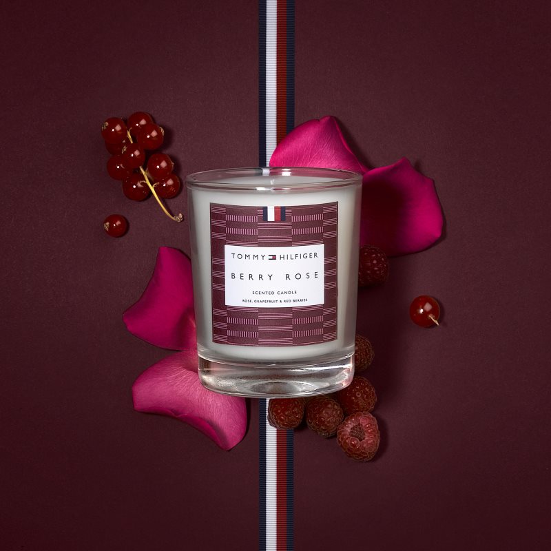 Tommy Hilfiger Home Collection Berry Rose gyertya 180 g termék 2. képe