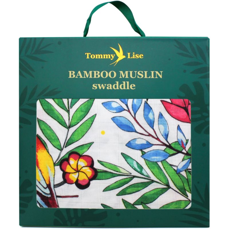Tommy Lise Bamboo Muslin Swaddle Blooming Day plenice iz blaga 120x120 cm 1 kos