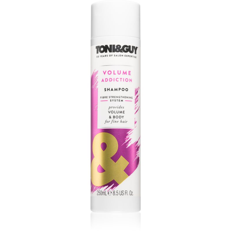 TONI&GUY Volume Addiction Shampoo für mehr Haarvolumen bei feinem Haar 250 ml