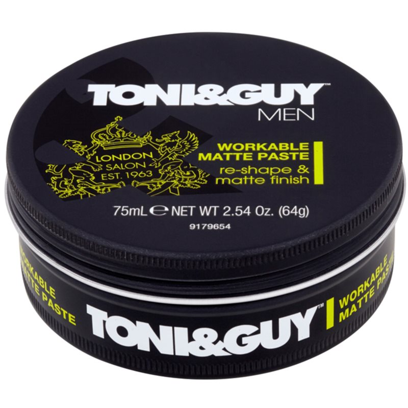 

TONI&GUY Men моделююча паста з матуючим ефектом