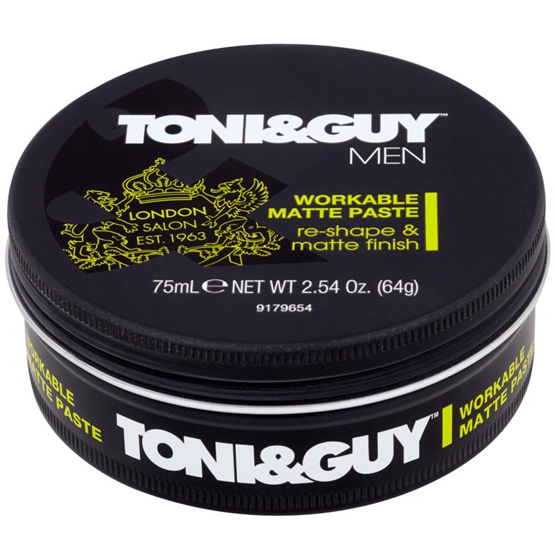 TONI&GUY Men formavimo pasta , matinio efekto 75 ml