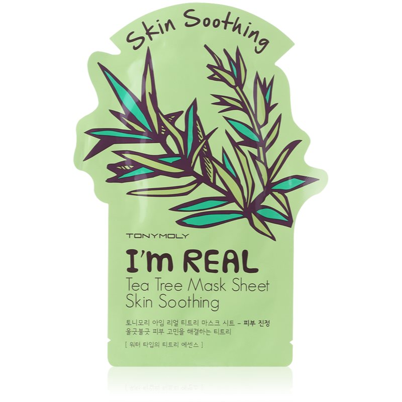 

TONYMOLY I'm REAL Tea Tree заспокійлива косметична марлева маска