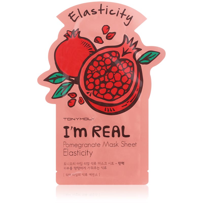 

TONYMOLY I'm REAL Pomegranate тканинна маска для зміцнення