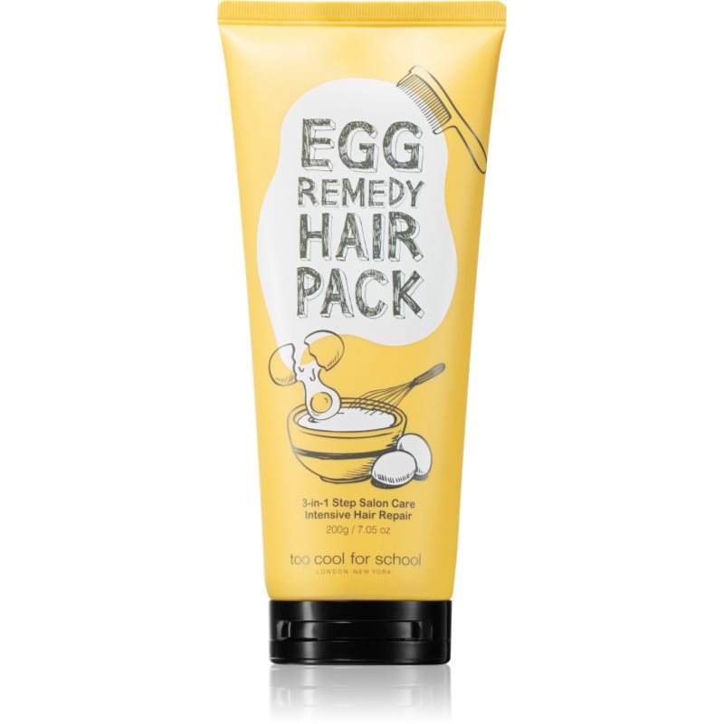 

Too Cool For School Egg Remedy Hair Pack поживна зволожуюча маска для волосся