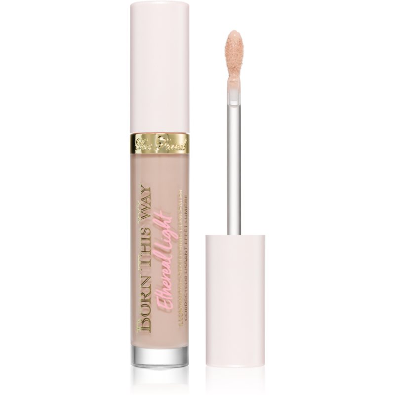 Too Faced Born This Way Ethereal Light Illuminating Smoothing Concealer korektor in osvetljevalec z vlažilnim učinkom odtenek Sugar 5 ml