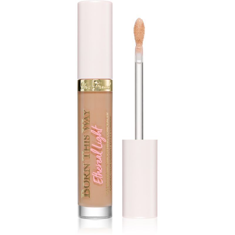 Too Faced Born This Way Ethereal Light Illuminating Smoothing Concealer korektor in osvetljevalec z vlažilnim učinkom odtenek Pecan 5 ml