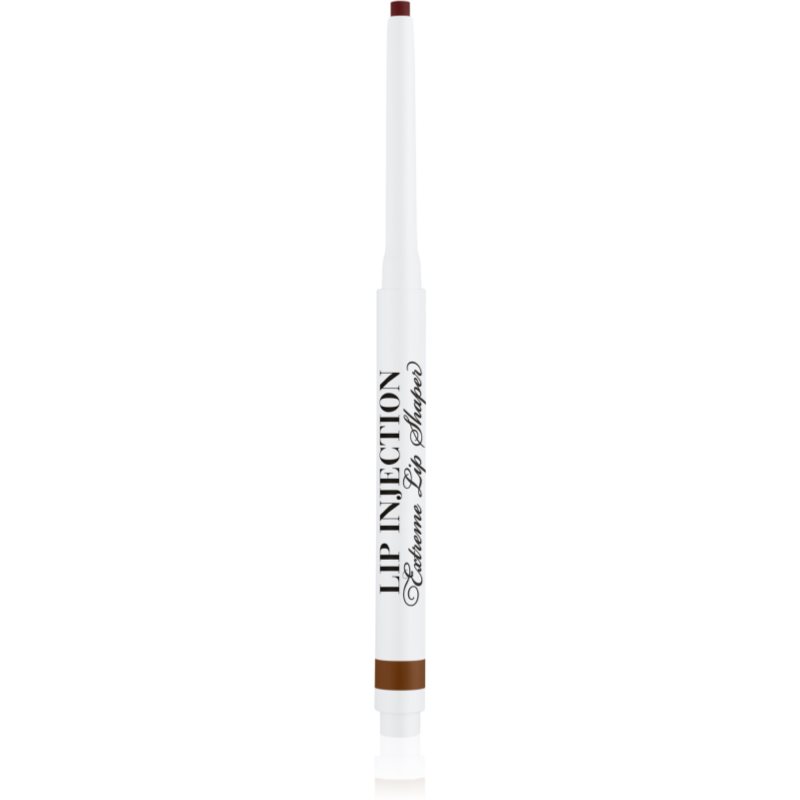 Too Faced Lip Injection Extreme Lip Shaper olovka za konturiranje usana za dugotrajni volumen nijansa Espresso Shot 0,38 g