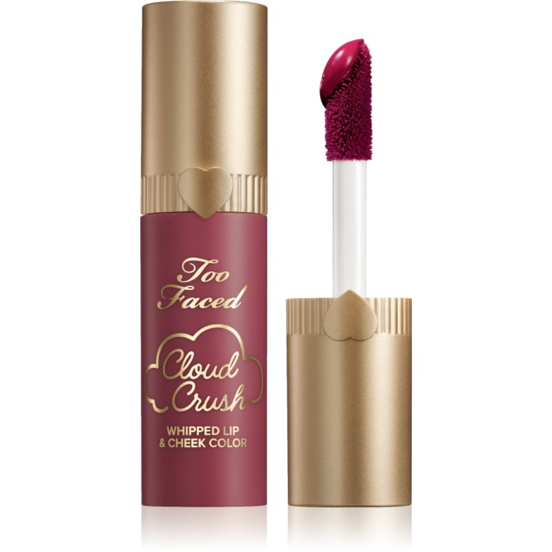 Too Faced Cloud Crush Whipped Lip & Cheek Color tekutá tvářenka na rty a tváře odstín Hopeful Romantic 4.3 g