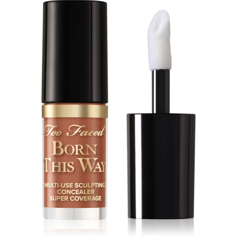 Too Faced Born This Way Super Coverage Multi-Use Concealer Travel Size dugotrajni korektor za punu pokrivenost nijansa Mocha 2 ml