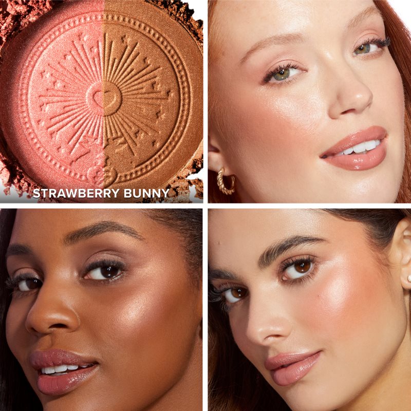 Too Faced Sun Bunny Blushing Bronzer bronzer a lícenka odtieň Strawberry Bunny 8 g (obrázok 3)