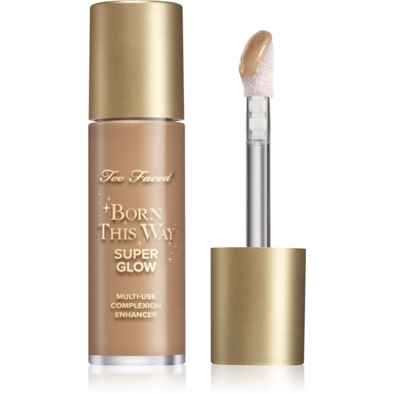 Too Faced Born This Way Super Glow bronzujúci tekutý rozjasňovač odtieň Golden Mocha 30 ml