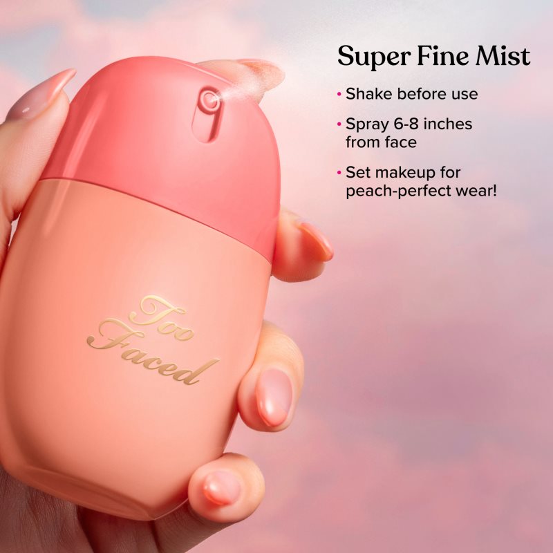 Too Faced Peach Mist Setting Spray fixačný sprej 50 ml (obrázok 4)
