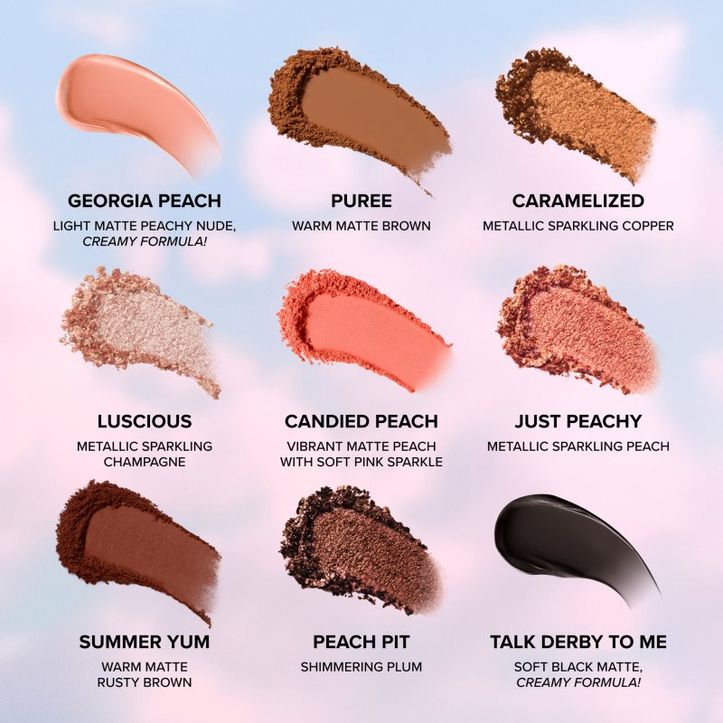 Too Faced Peach Sweet Peach Eye Shadow Palette paletka očných tieňov 9 g (obrázok 3)