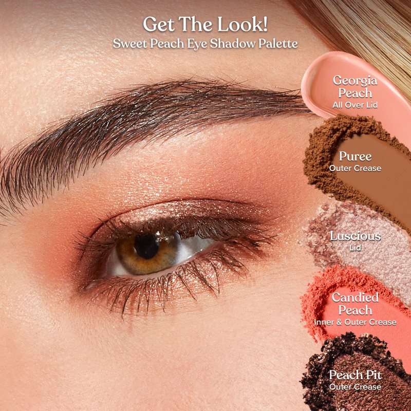 Too Faced Peach Sweet Peach Eye Shadow Palette paletka očných tieňov 9 g (obrázok 4)