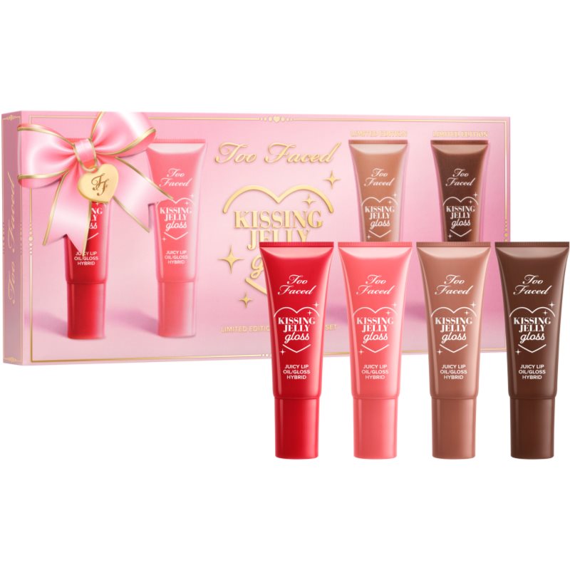 Too Faced Holiday Kissing Jelly Lip Oil Gloss Collection poklon set