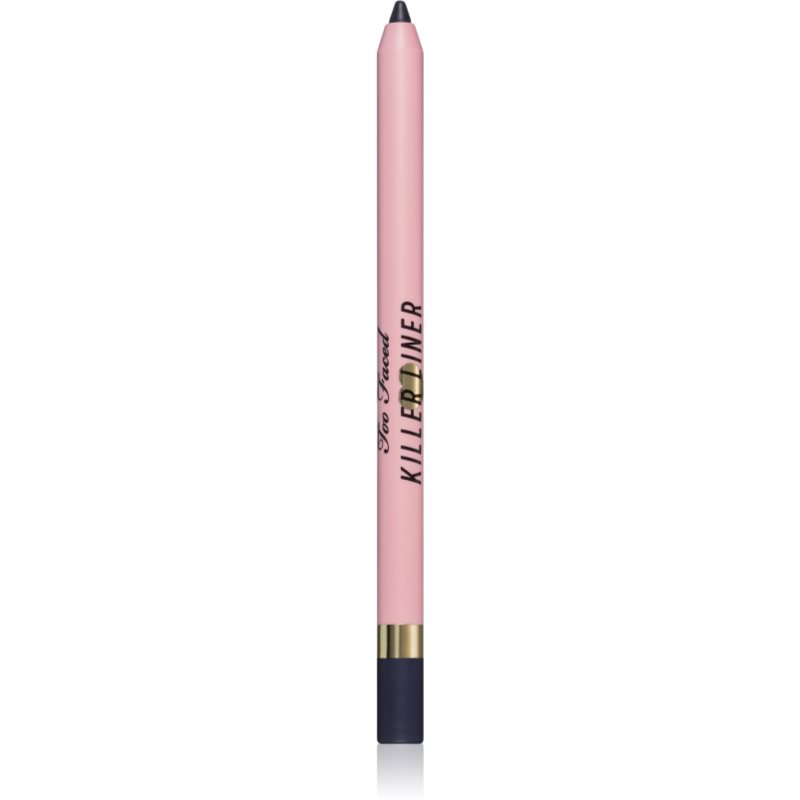 Too Faced Killer Liner 36 Hour Waterproof Gel Eyeliner Pencil vodoodporni gel svinčnik za oči za dolgoobstojen učinek odtenek Sapphire 1,2 g