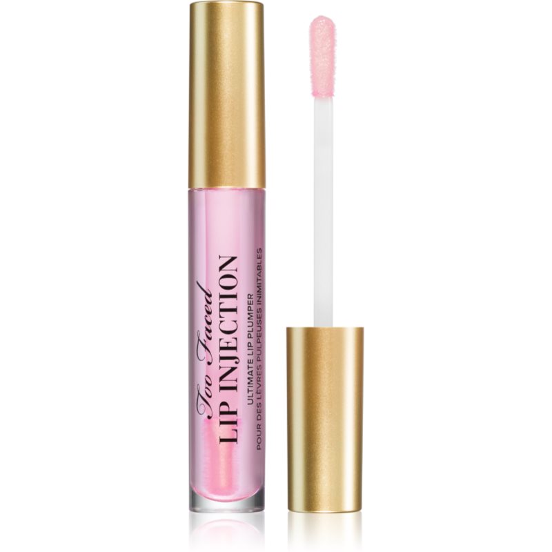 Too Faced Lip Injection Plumping Lip Gloss langlebiger Lipgloss für mehr Lippenvolumen Farbton Pink 4 g