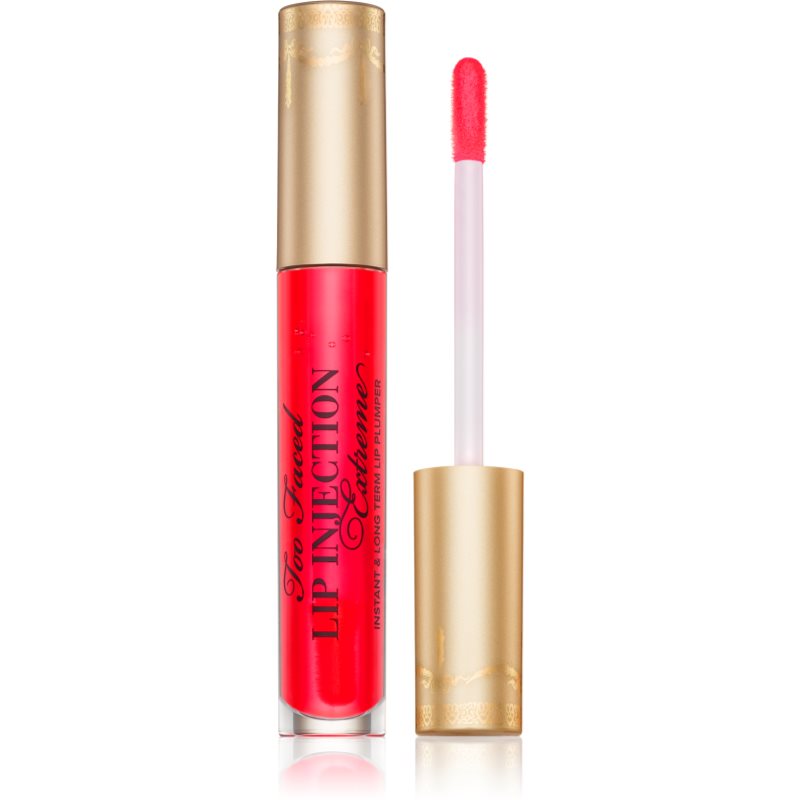 Too Faced Lip Injection Extreme Lip Plumper Brillant à Lèvres Hydratant Effet Repulpant Teinte Strawberry Kiss 4 G