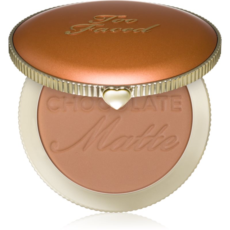 Too Faced Chocolate Soleil Matte Bronzer бронзер з матуючим ефектом відтінок Chocolate Soleil 8 гр