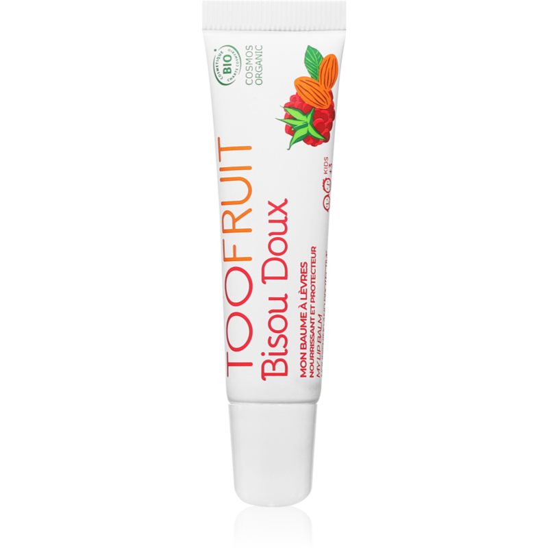 Toofruit Lip Balm захисний бальзам для губ для дітей Raspberry/ Almond 10 мл