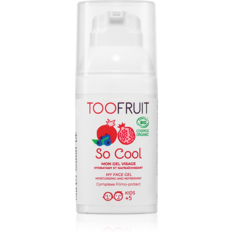 Toofruit So Cool Moisturizing And Refreshing Face Gel Gel Hydratant Visage Pour Enfant 30 Ml