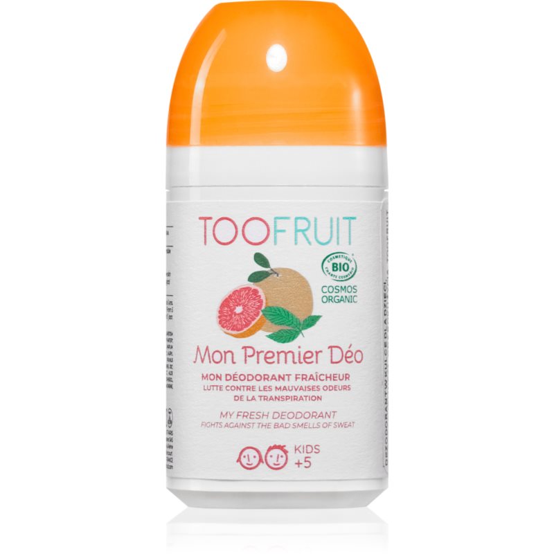 Toofruit Deodorant Roll-on kuličkový deodorant roll-on pro děti 5y+ Grapefruit-Mint 50 ml