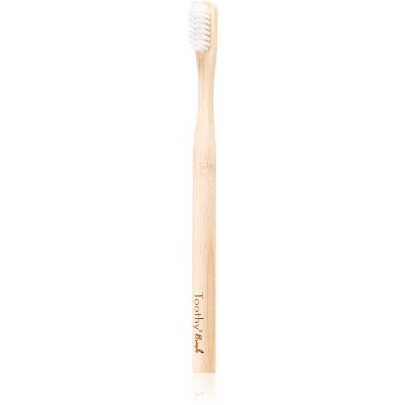 Toothy® Brush bambukinis dantų šepetėlis White