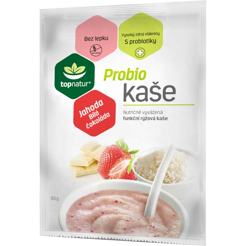 Topnatur Probio kaša instantná kaša s probiotikami príchuť Strawberry & White Chocolate 60 g kúpite na Notino.sk