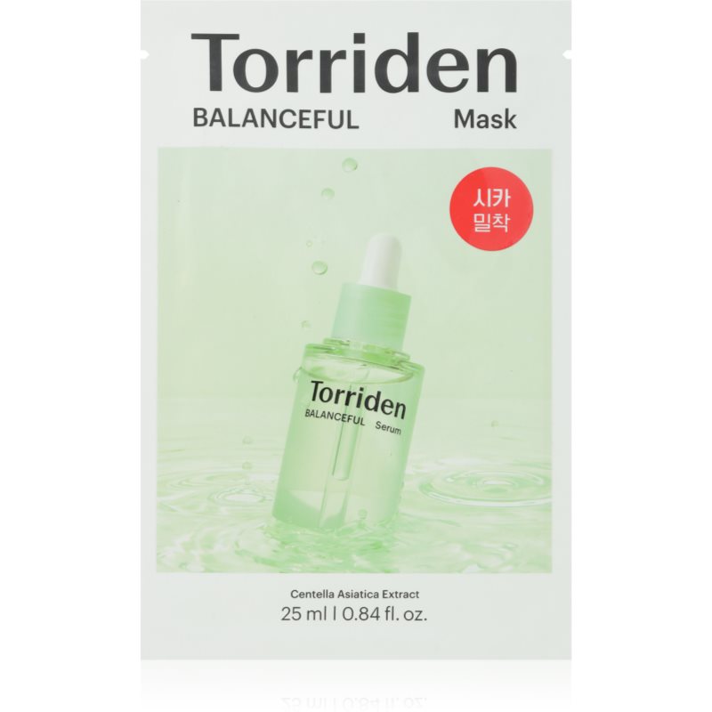 Torriden Balanceful Mask Feuchtigkeitsspendende Tuchmaske zur Beruhigung der Haut 25 ml
